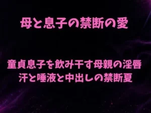 母と息子の禁断の愛〜童貞息子を飲み干す母親の淫唇  汗と唾液と中出しの禁断夏〜｜欲望愛着の同人マンガ（550円）